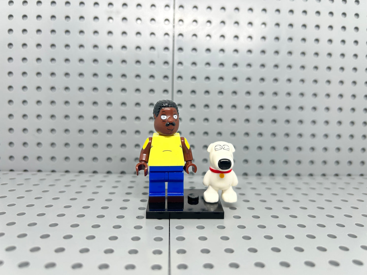 Mustached Family Man Custom Minifigure