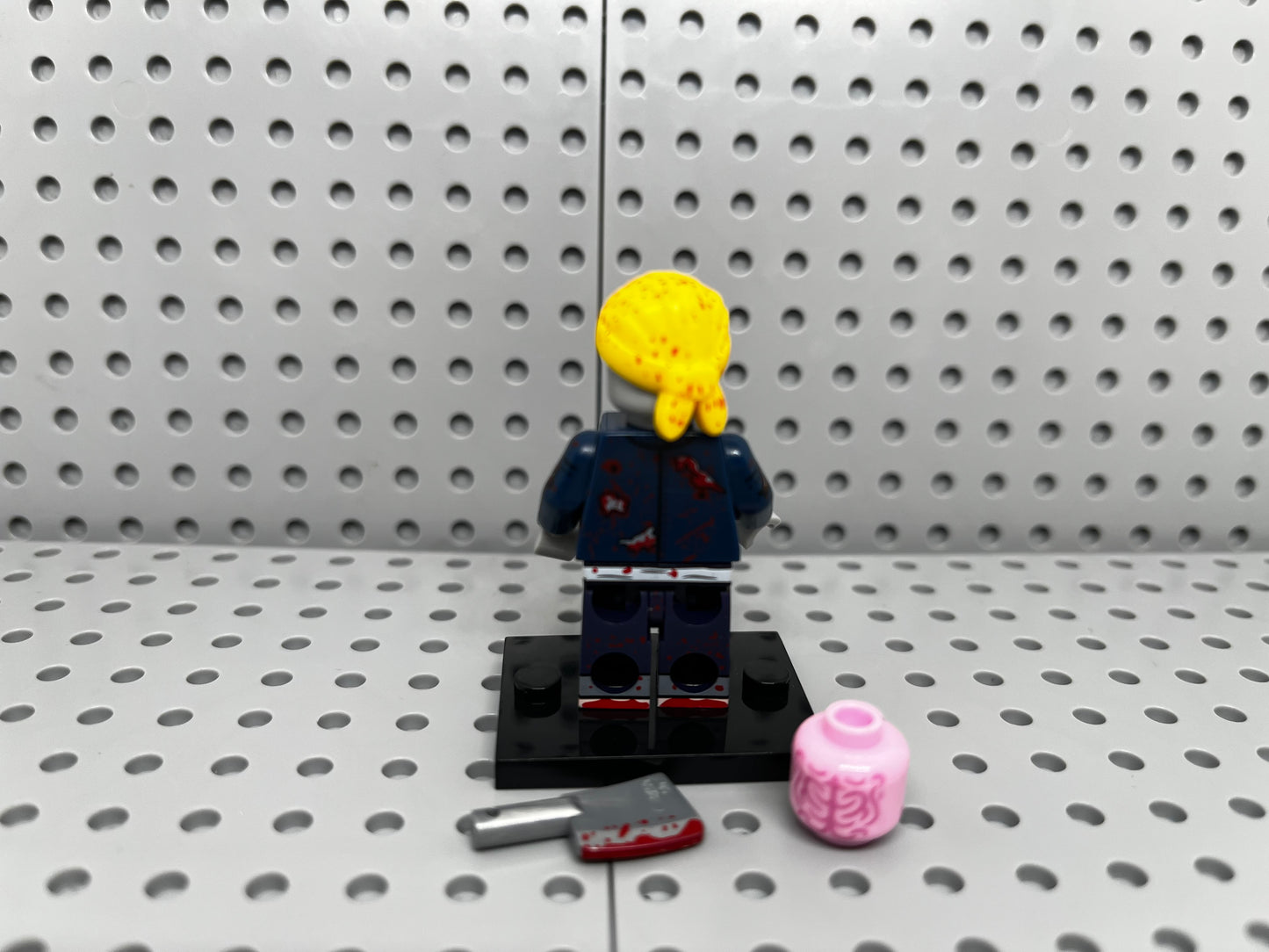 Zombie Chef Custom Block-Style Figure