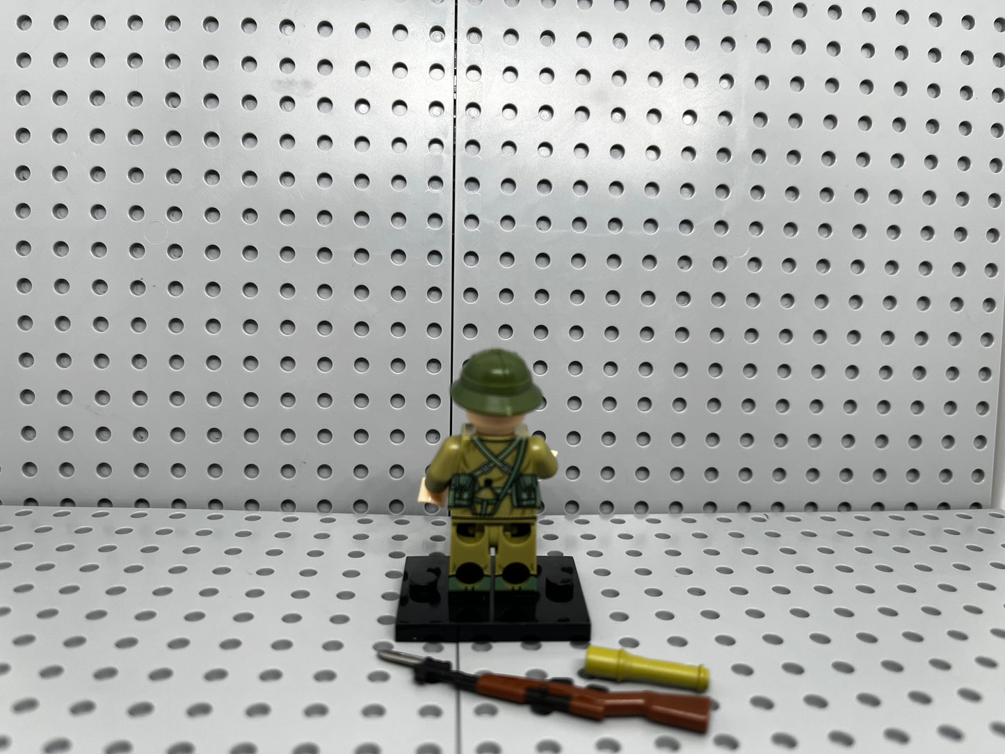 North Vietnam Rifleman Soldier Custom Block-Style Figure