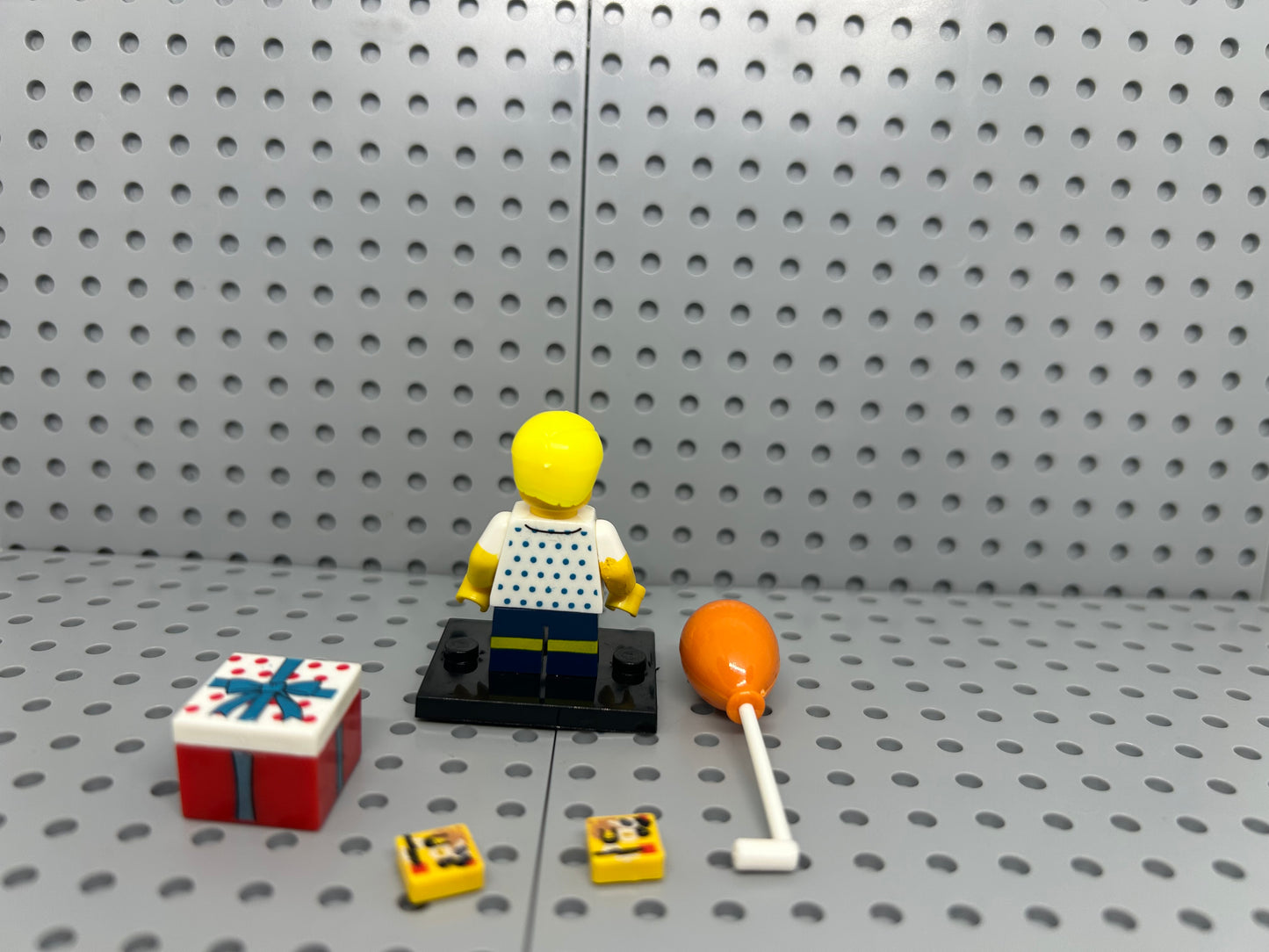 Birthday Person Custom Block-Style Figure