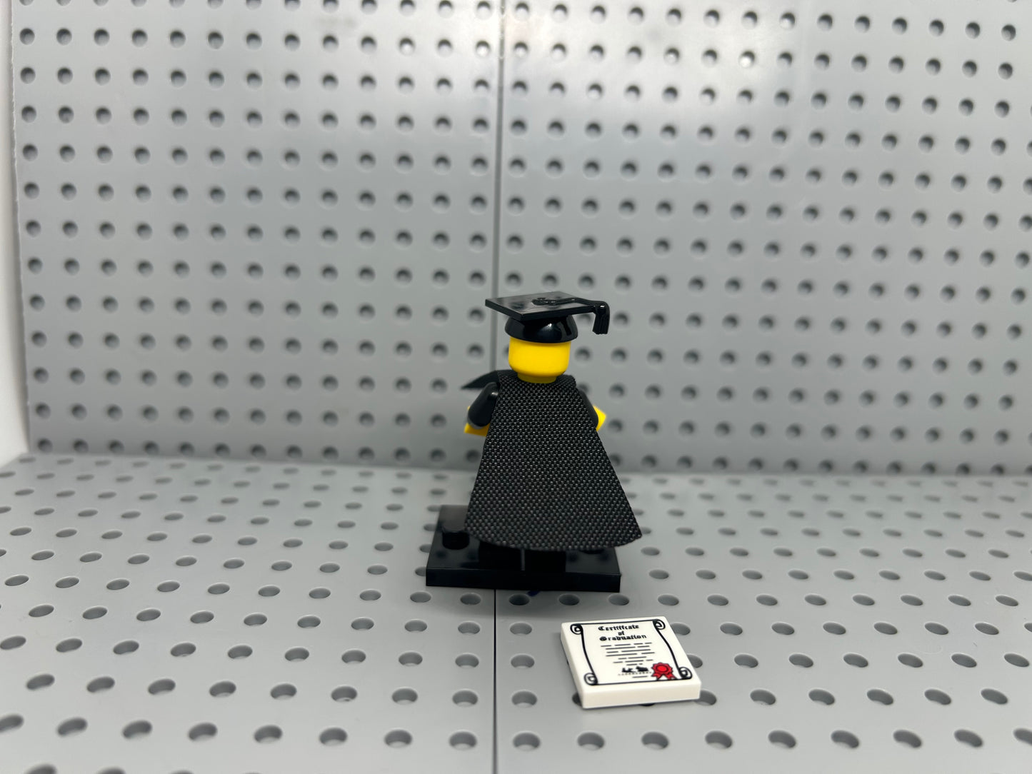 Graduation Costume Custom Block-Style Figure