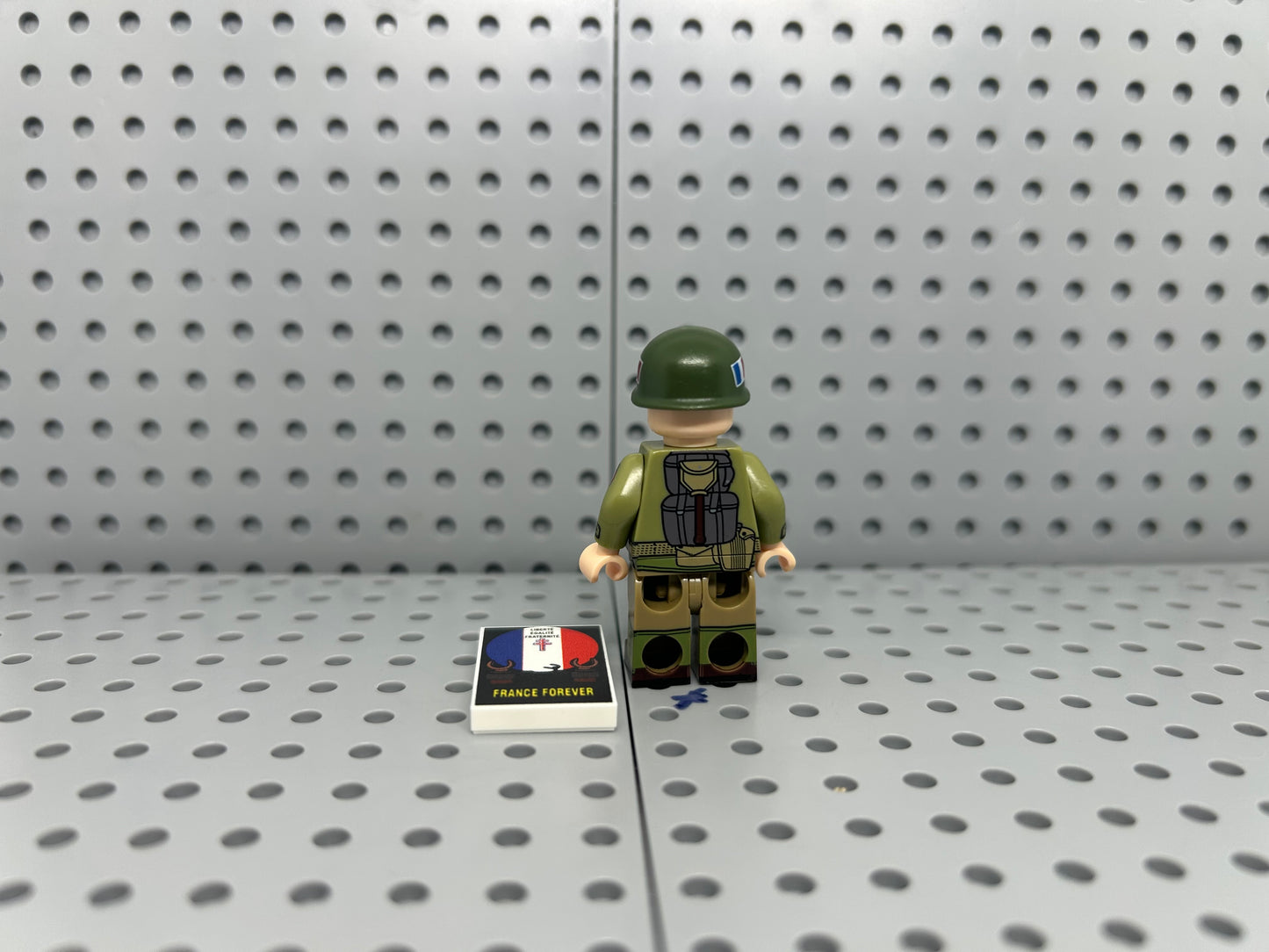 French Soldier Custom Block-Style Figure