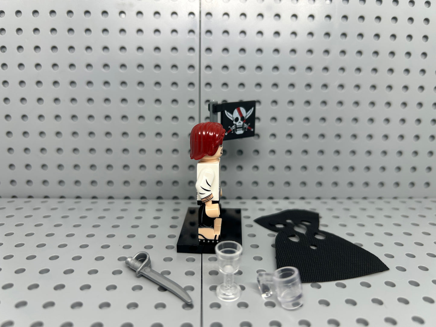 Red Sash Swordsman Custom Minifigure