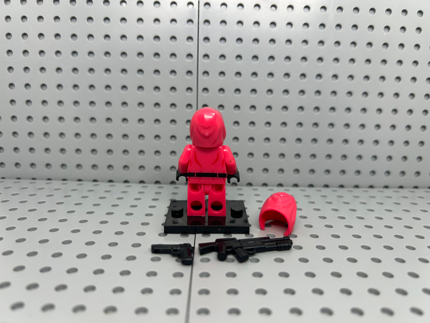 Game Contestant Guard Custom Minifigure