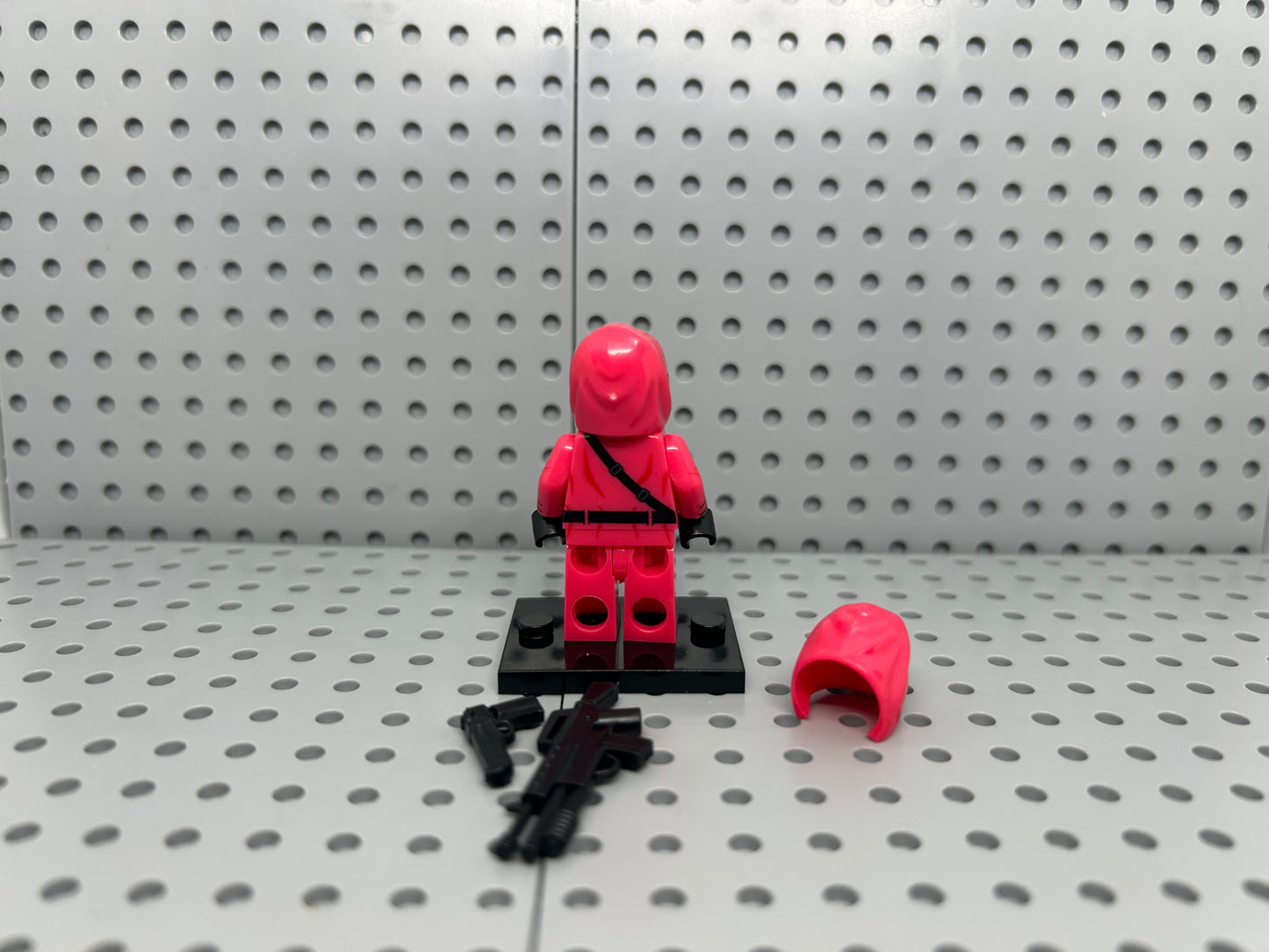 Game Contestant Guard Custom Minifigure