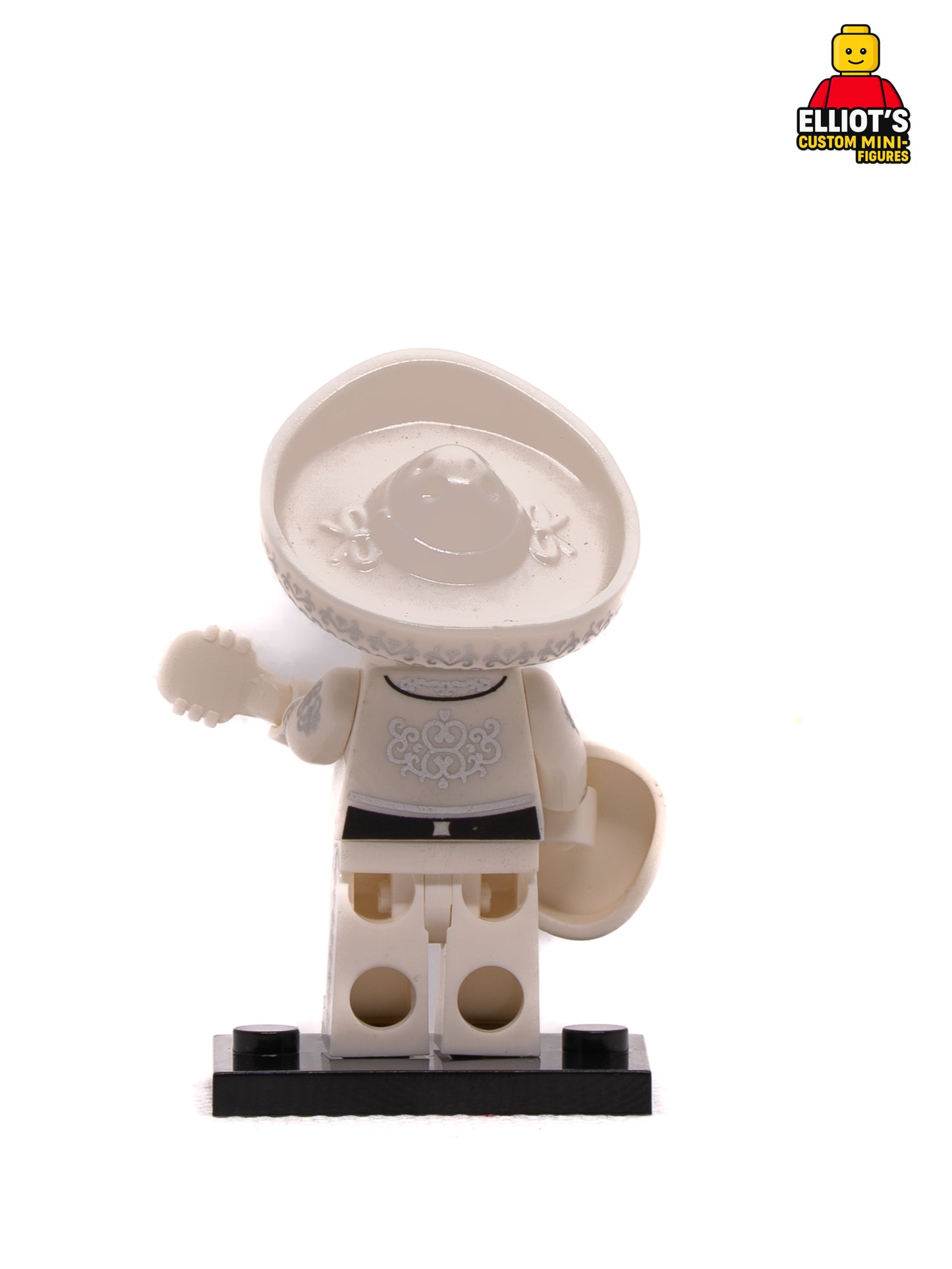 Skeleton Street Musician Custom Minifigure