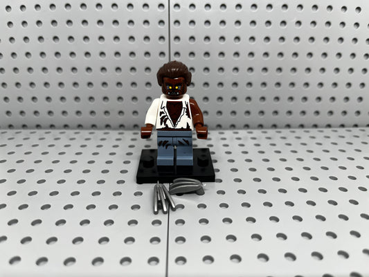 Wolf Man Custom Block-Style Figure