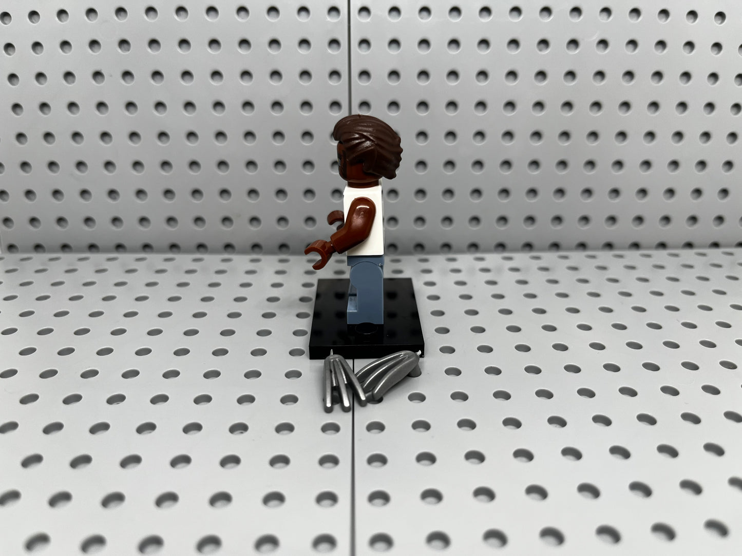 Wolf Man Custom Block-Style Figure