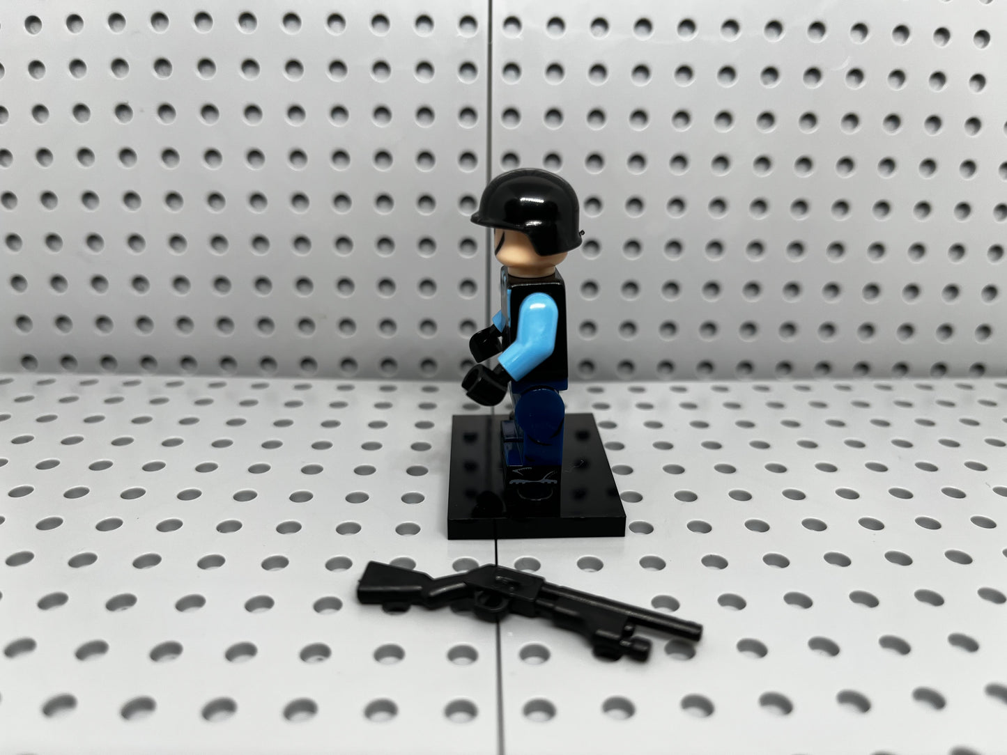 Hong Kong Police Custom Block-Style Figure