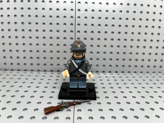 Civil War Southern Soldier Custom Block-Style Figure