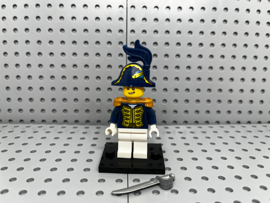 Imperial Sailor Officer Blue Custom Block-Style Figure