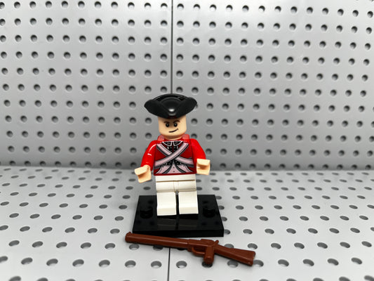 Imperial Sailor Red Custom Block-Style Figure