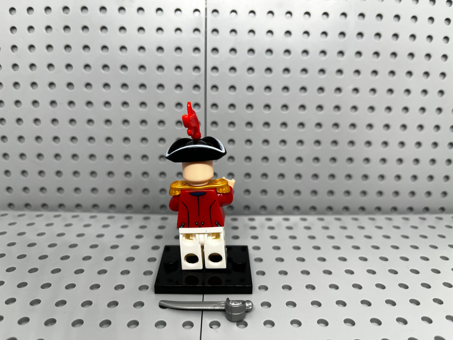 Imperial Sailor Officer Red Custom Block-Style Figure