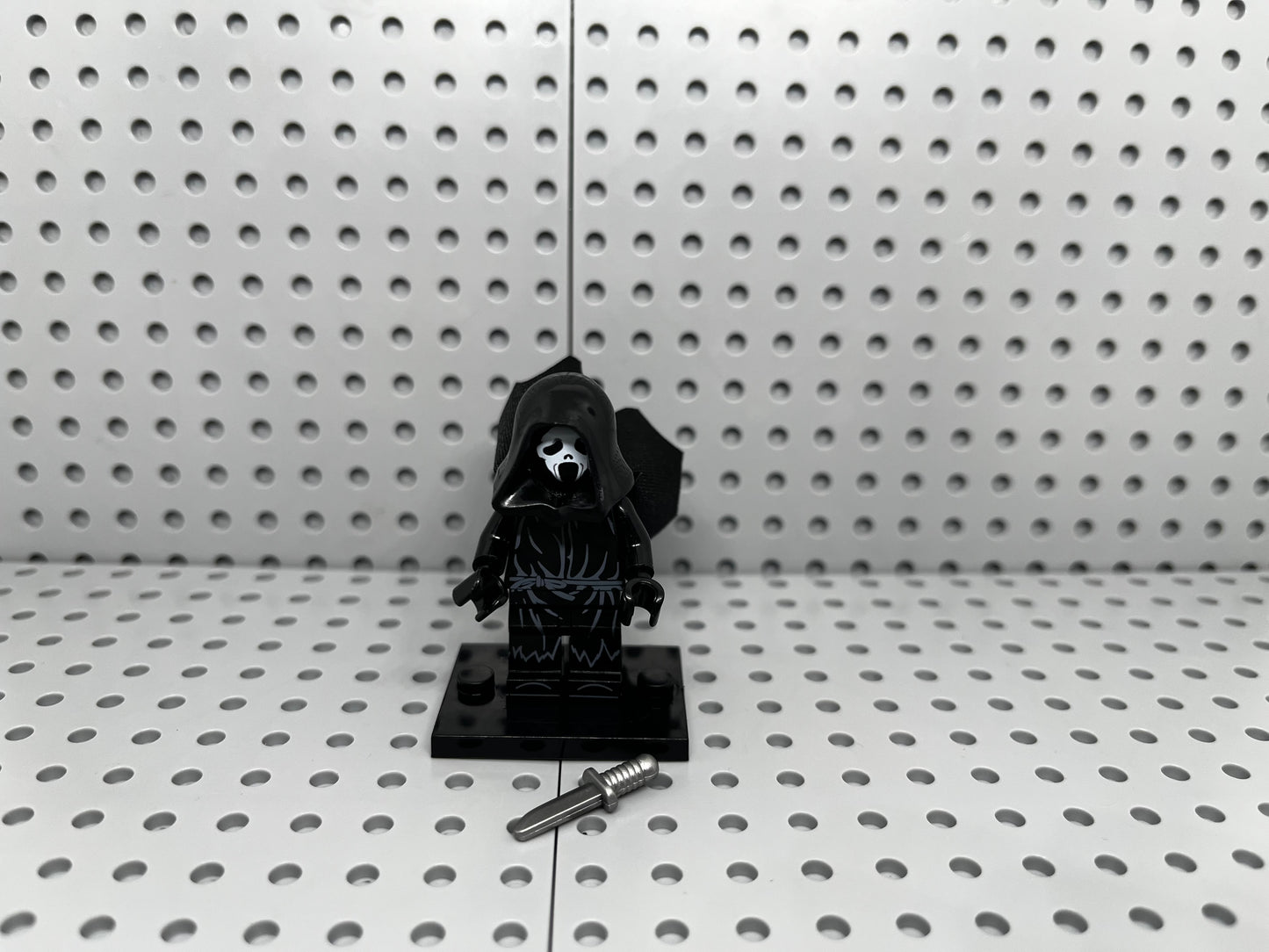 Masked Man Custom Block-Style Figure