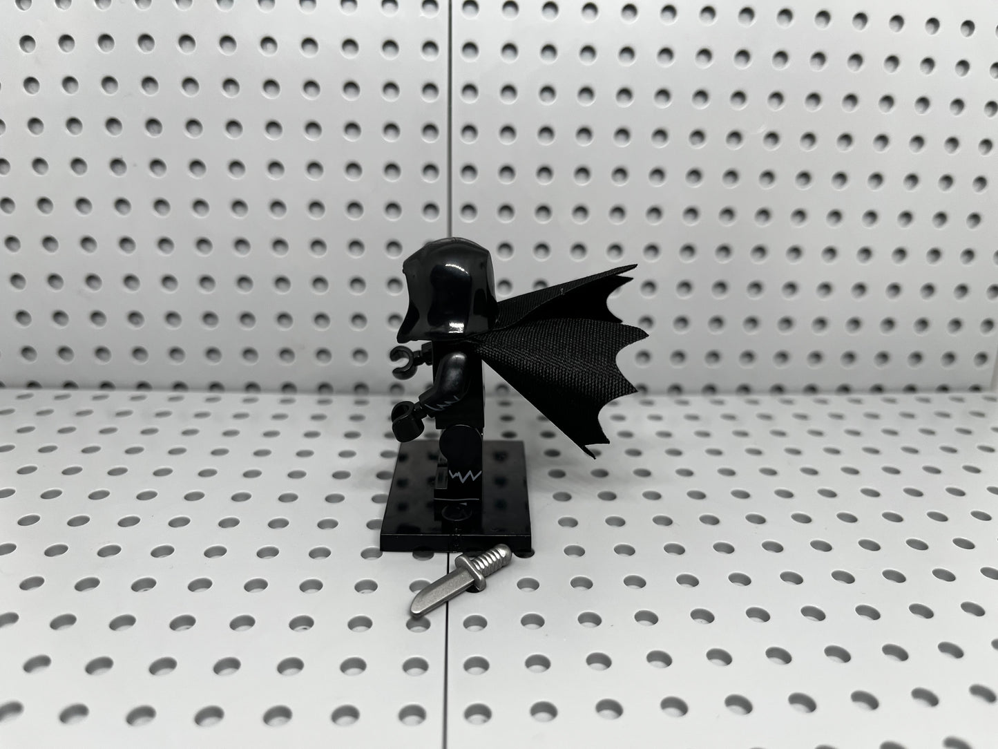 Masked Man Custom Block-Style Figure