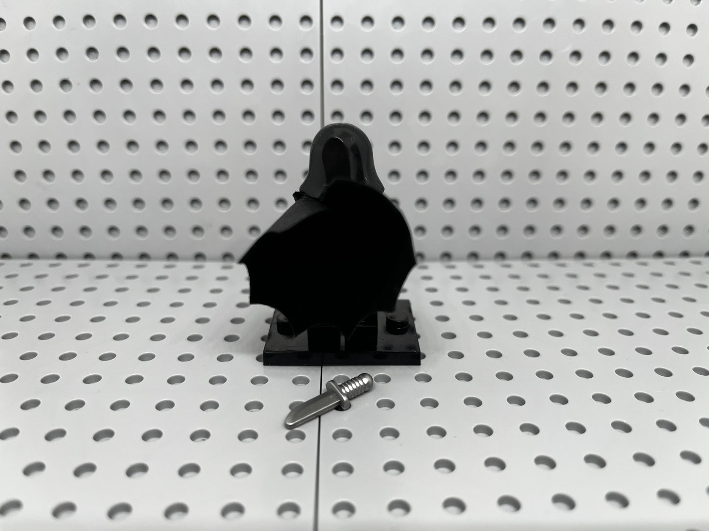 Masked Man Custom Block-Style Figure