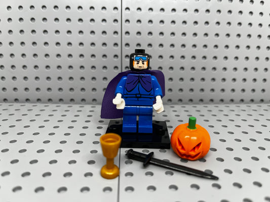 Pumpkin Man Custom Block-Style Figure