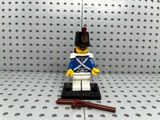 Imperial Soldier Blue Custom Block-Style Figure