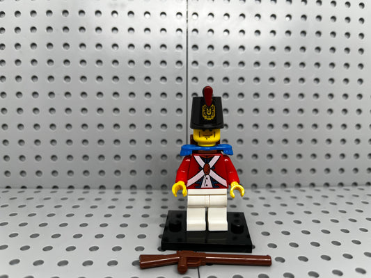 Imperial Soldier Red Custom Block-Style Figure