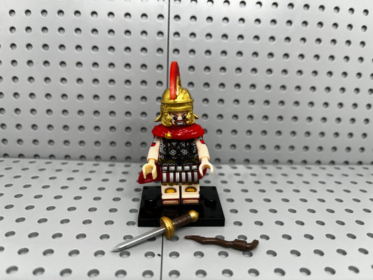 Roman Officer Custom Block-Style Figure