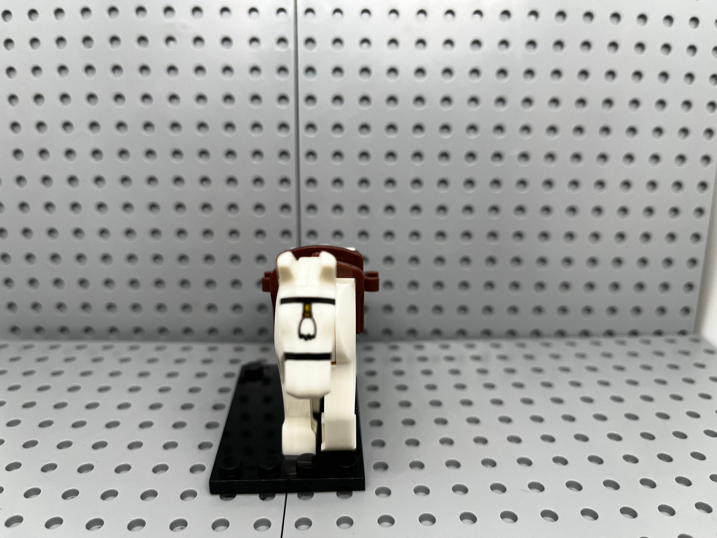 White Horse Custom Block-Style Figure