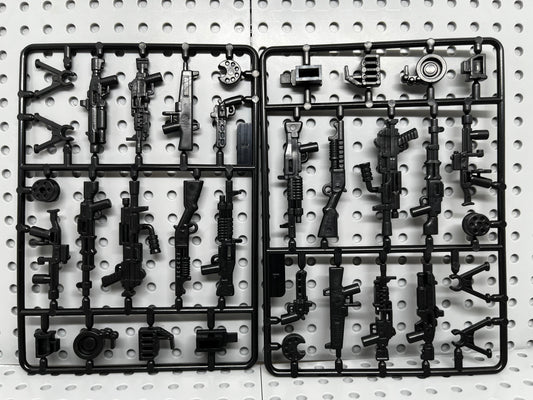 Weapon Set 2 Custom Block-Style Figure