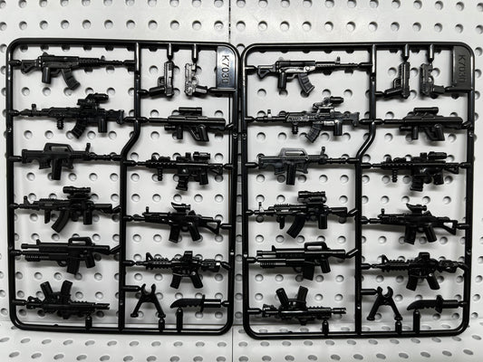 Weapon Set 4 Custom Block-Style Figure