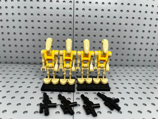 Commander Bots 4 count Custom Block-Style Figure