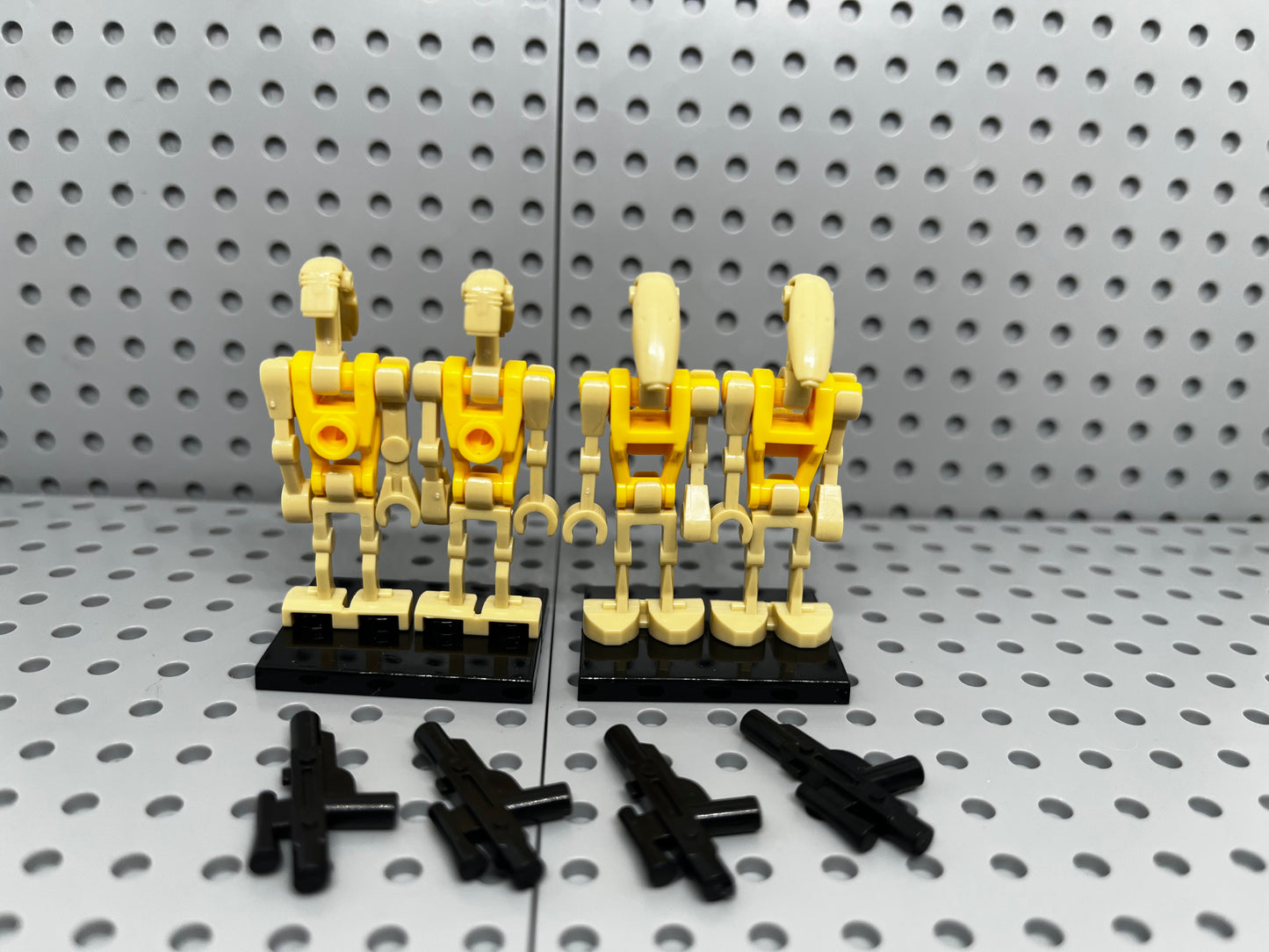 Commander Bots 4 count Custom Block-Style Figure