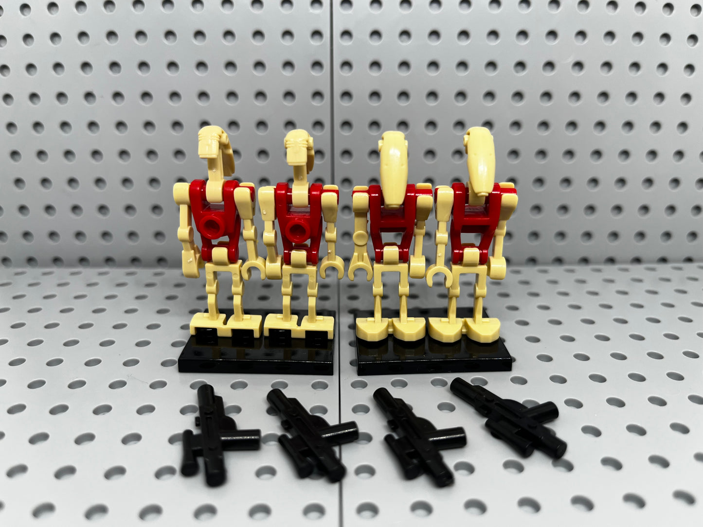 Security Bots 4 Count Custom Block-Style Figure