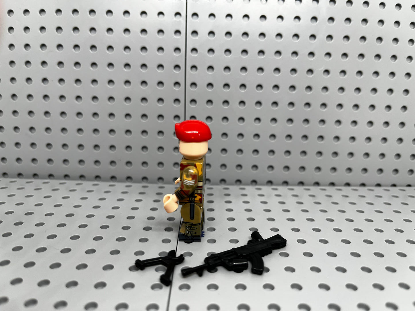 British Red Devil Support Soldier Custom Minifigure