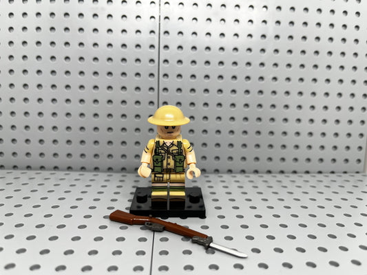 British Riflemen Soldier Custom Block-Style Figure