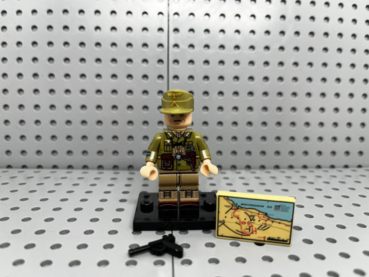 German Africa Korp Officer Custom Minifigure