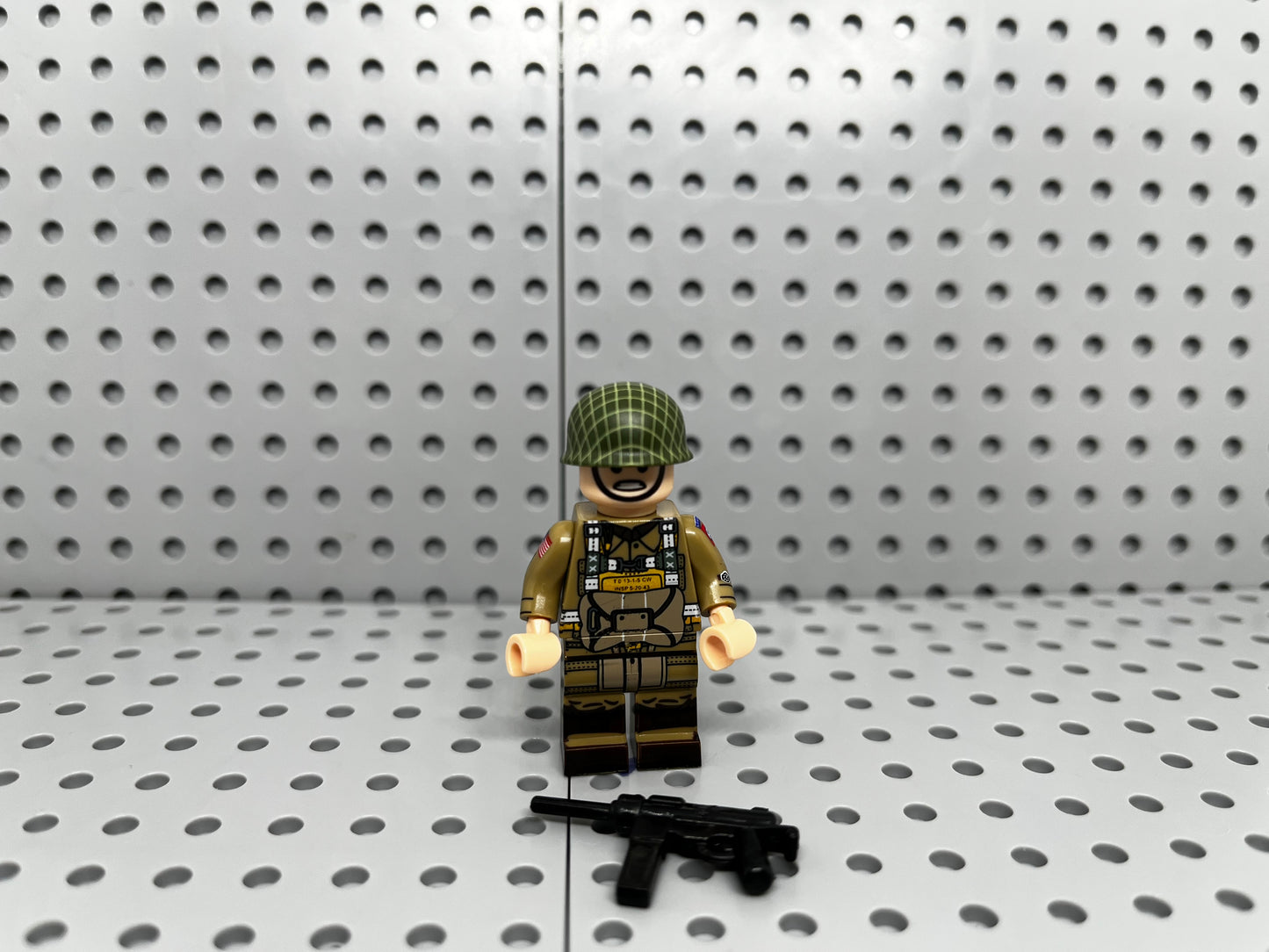 US Airborne Gunner Custom Minifigure