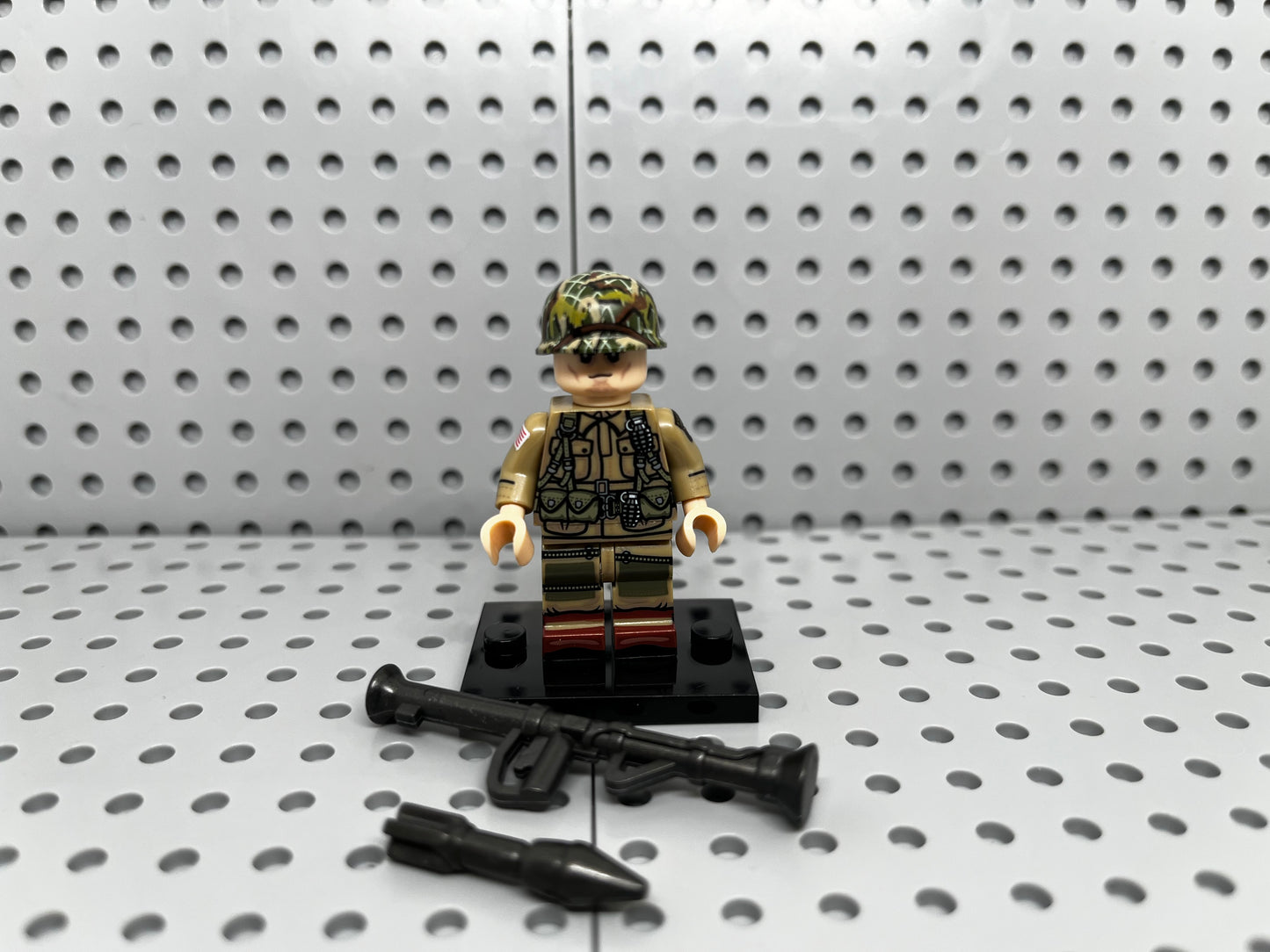 US Airborne Soldier Bazooka Custom Minifigure