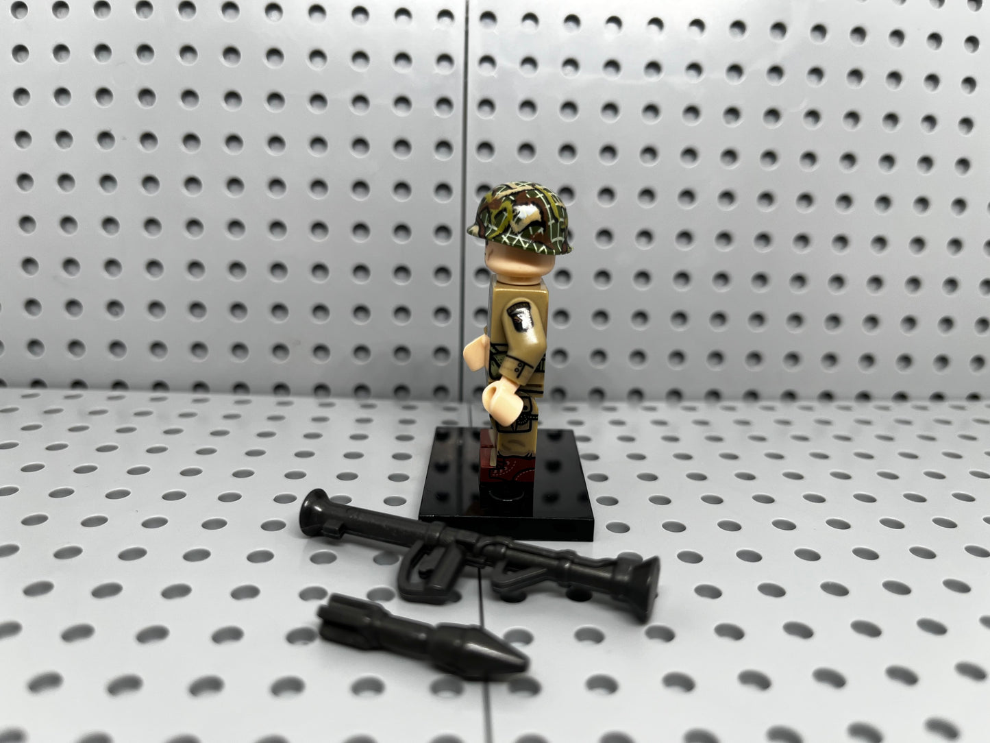 US Airborne Soldier Bazooka Custom Minifigure