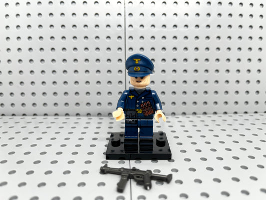 German Navel Officer Custom Block-Style Figure