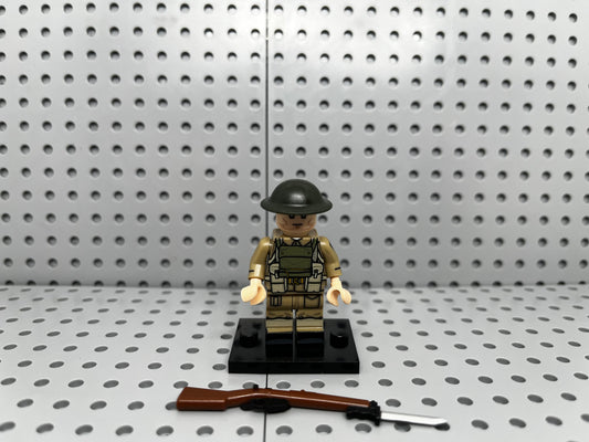 British Riflemen Soldier Custom Block-Style Figure