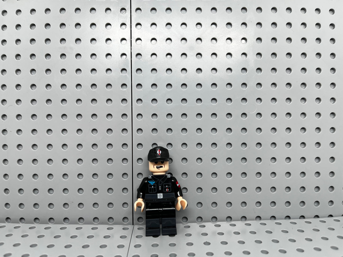 German Officer Custom Block-Style Figure