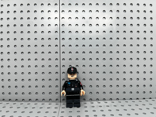 German Officer Custom Block-Style Figure