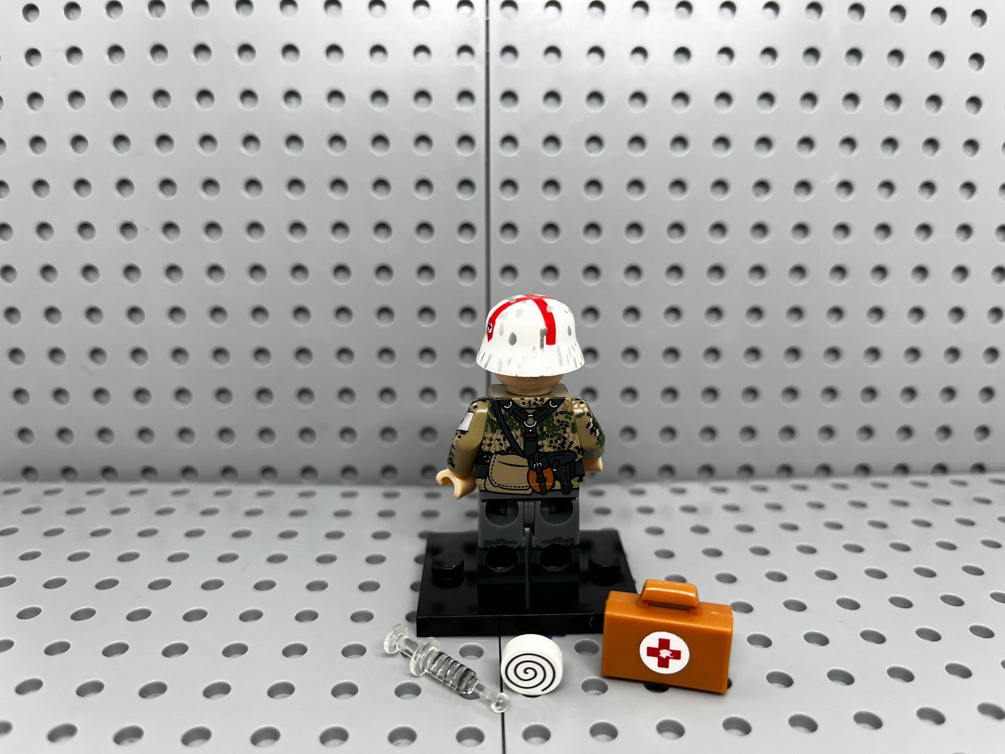 German Medic Custom Block-Style Figure