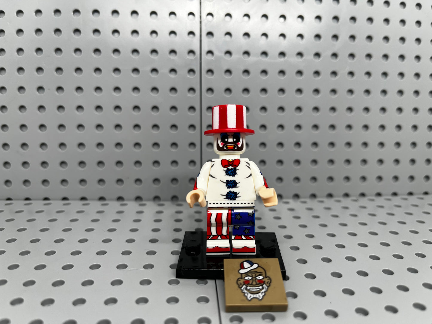 Circus Clown Custom Block-Style Figure