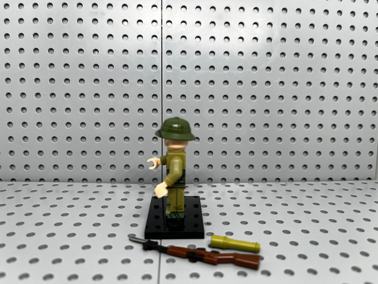 North Vietnam Rifleman Soldier Custom Block-Style Figure