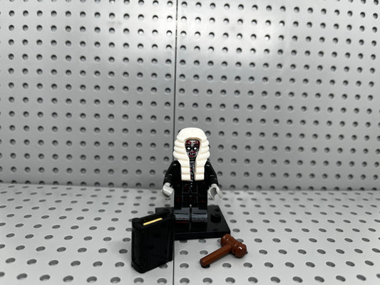 Zombie Judge Custom Block-Style Figure