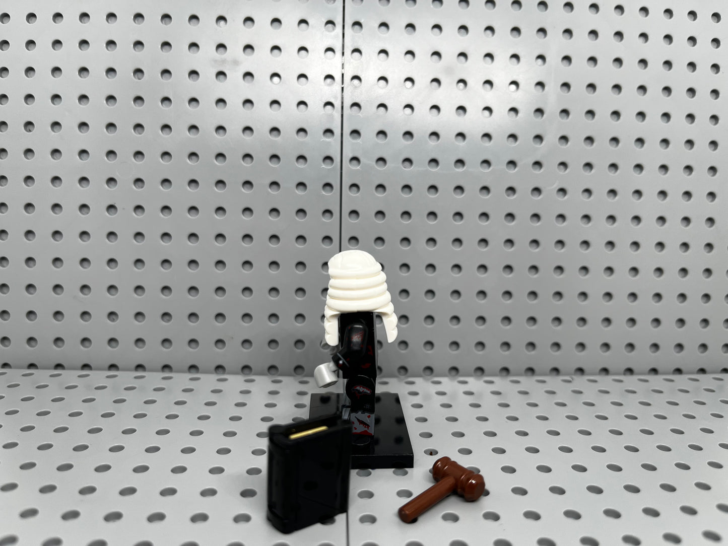 Zombie Judge Custom Block-Style Figure