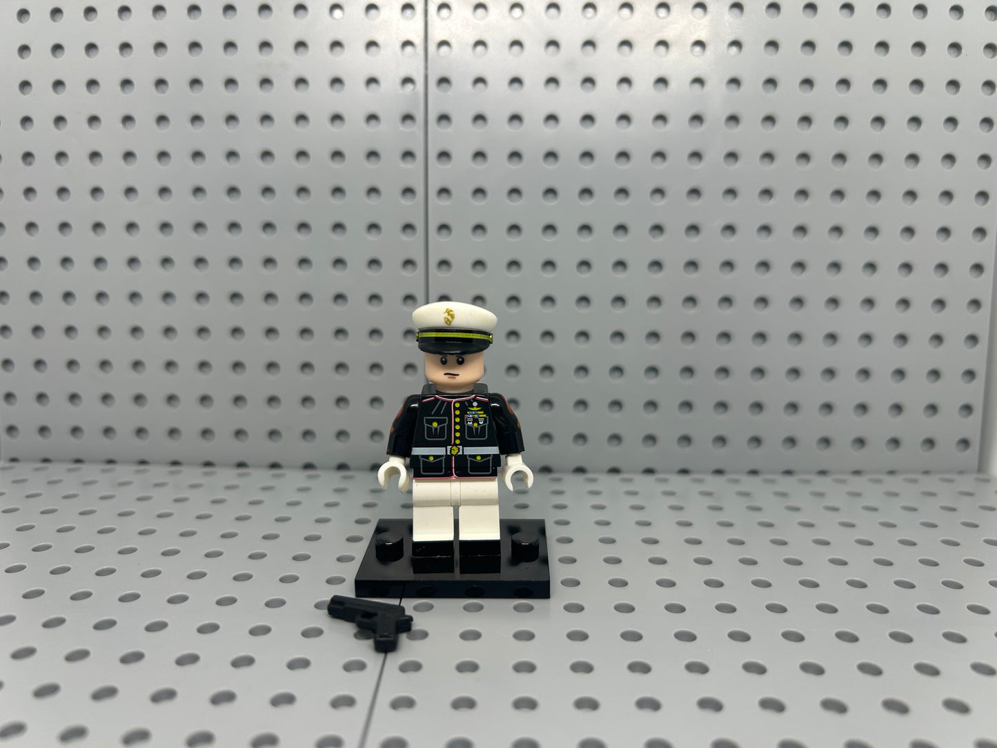 Marine Sargent Custom Block-Style Figure