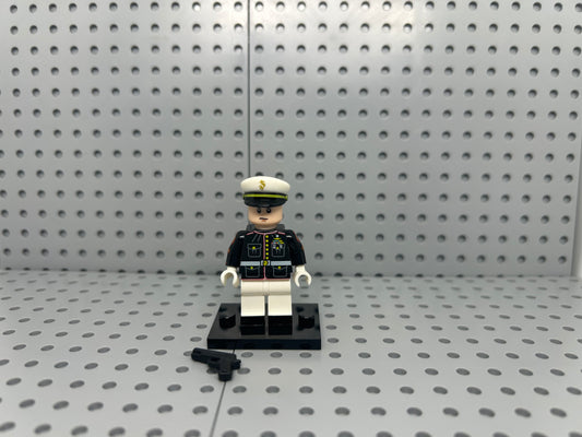 Marine Sargent Custom Block-Style Figure