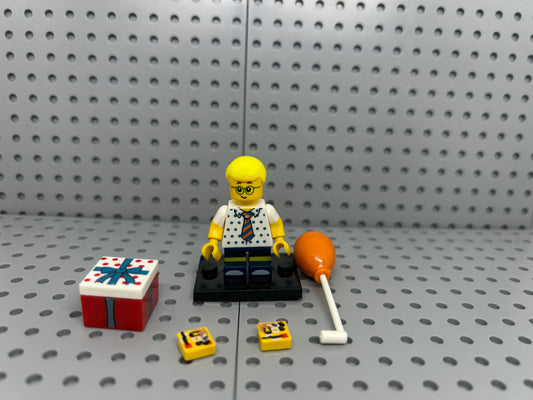 Birthday Person Custom Block-Style Figure