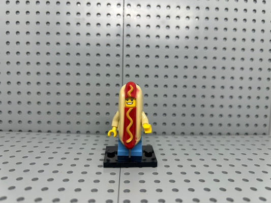 Hotdog Costume Custom Block-Style Figure