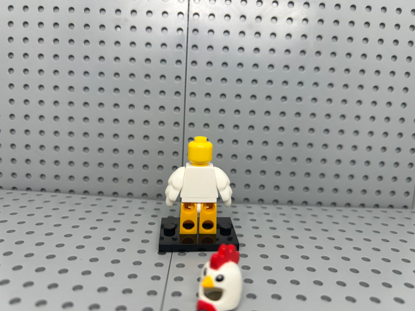 Chicken Costume Custom Block-Style Figure